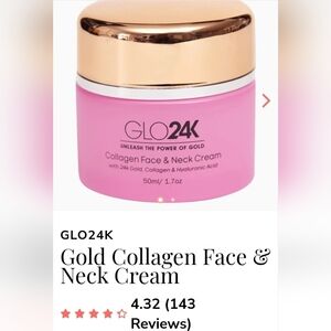 Gold Collagen Face & Neck Cream - Glo24k